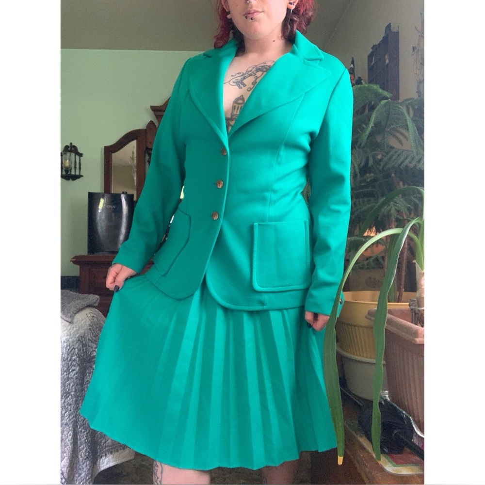 VTG Sears skirt suit set